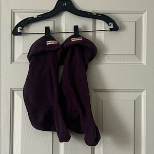 Hunter women's Purple boot Sock liners